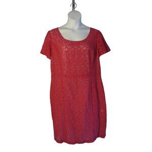 Preston & York 18 Pink Lace Dress